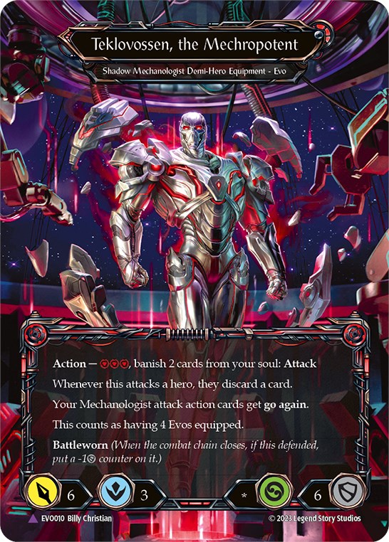 Singularity // Teklovossen, the Mechropotent (Marvel) (EVO010) Cold Foil - Bright Lights