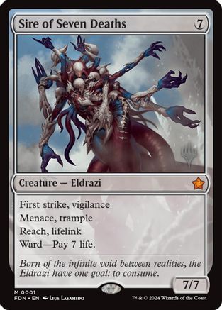 Sire of Seven Deaths (Promo Pack) (001) - Lorwyn Eclipsed