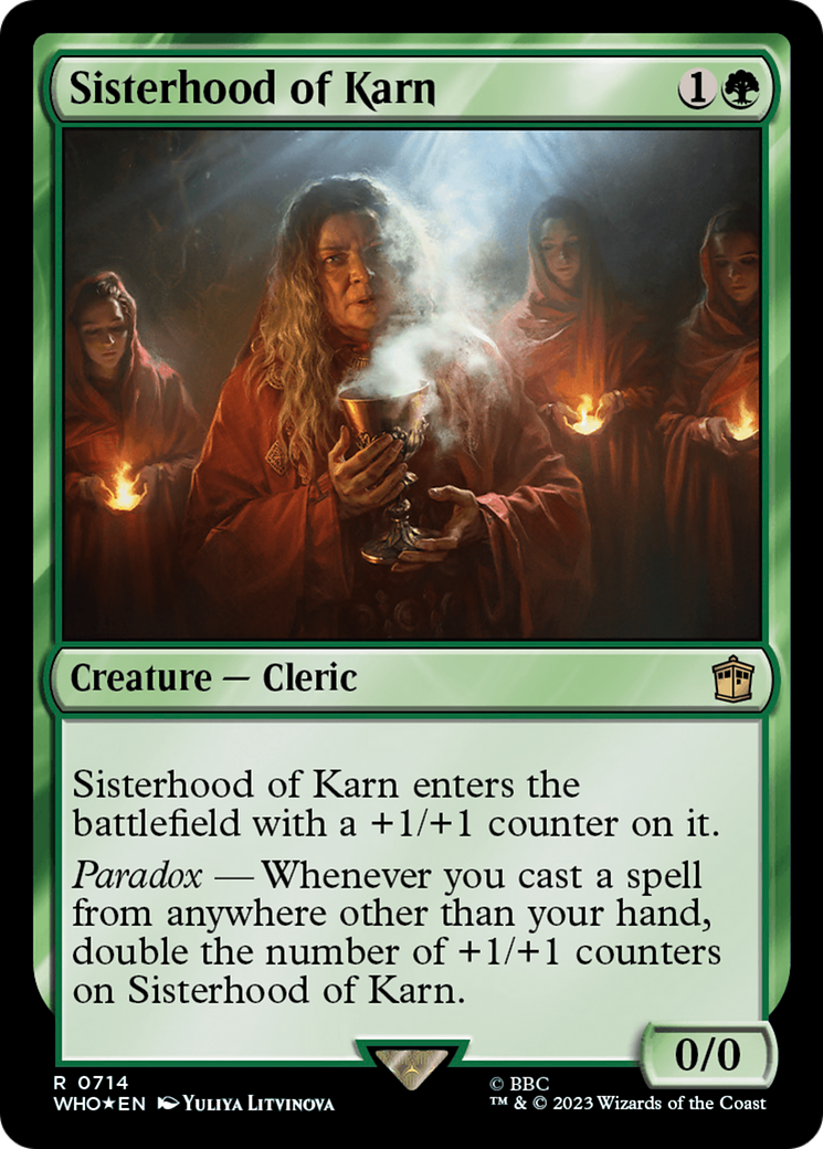 Sisterhood of Karn (714) Surge Foil - Doctor Who