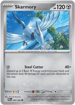 Skarmory (60) Reverse Holofoil - Pitch Black