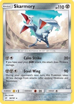 Skarmory (98) Reverse Holofoil - Team Up