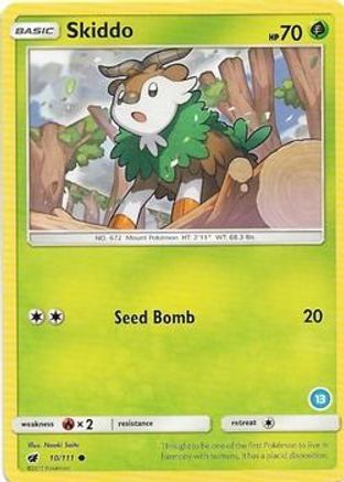 Skiddo (10) - Trainer Kit: Alolan Sandslash & Alolan Ninetales