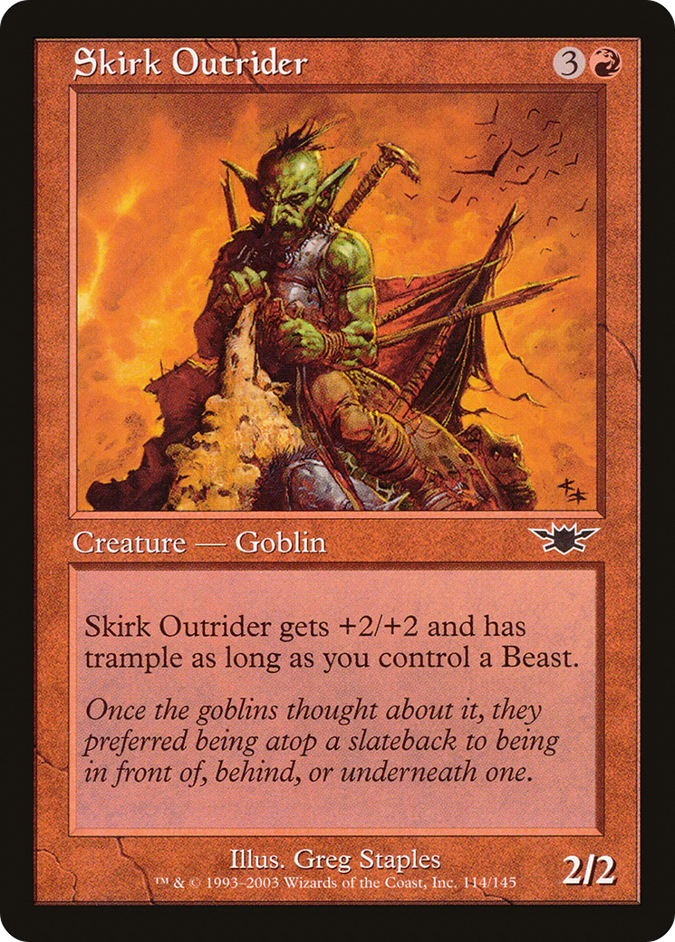 Skirk Outrider (114) Foil - Legions