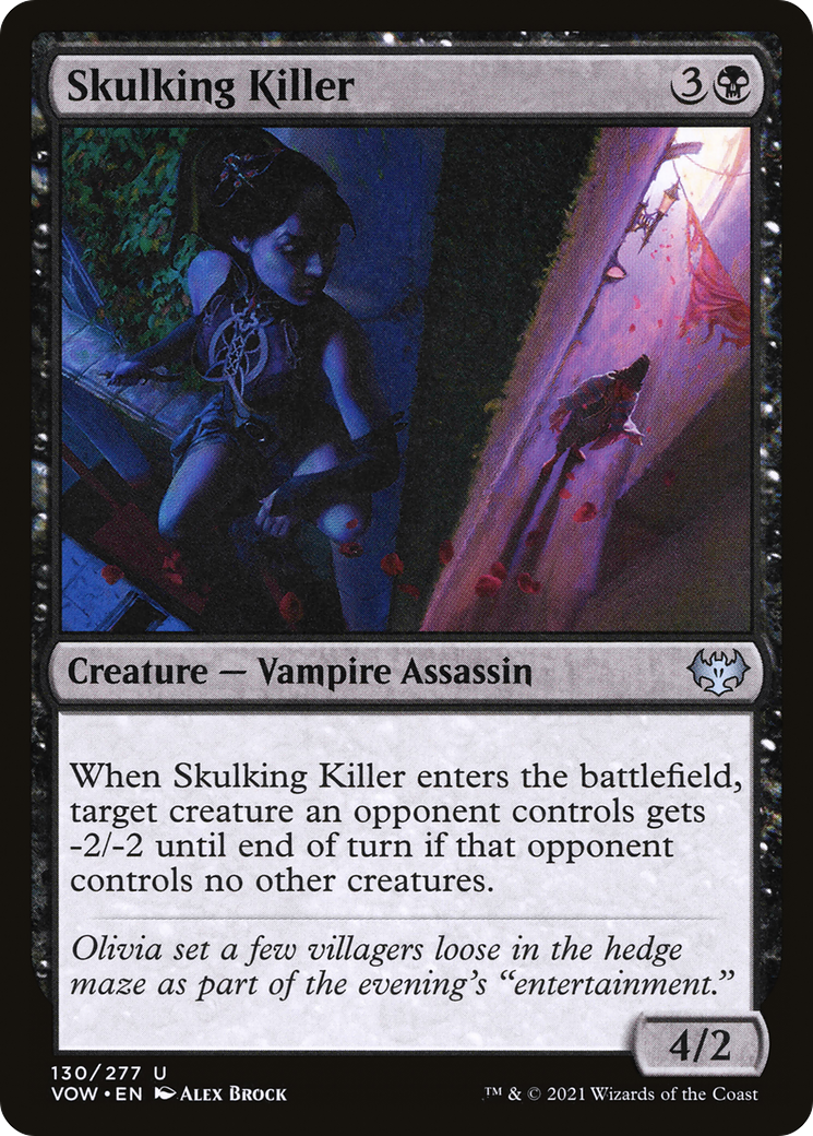Skulking Killer (130) - Innistrad: Crimson Vow Foil