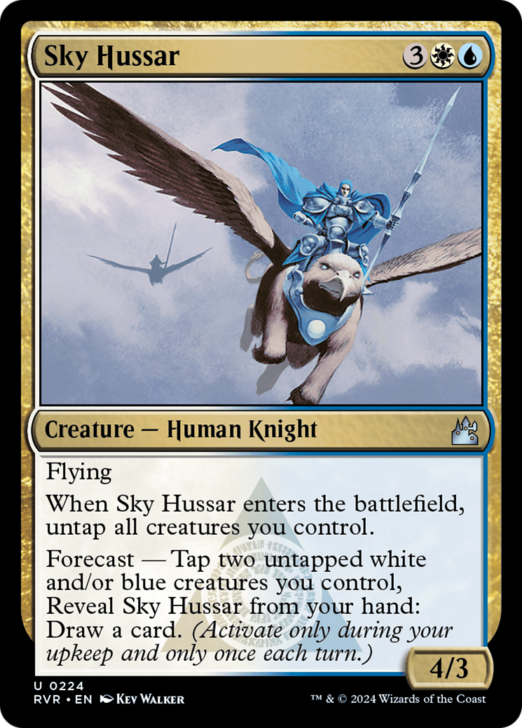 Sky Hussar (224) Foil - Ravnica Remastered