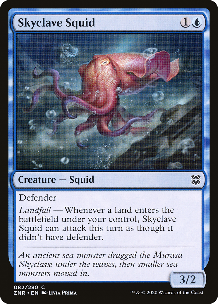 Skyclave Squid (082) - Zendikar Rising Foil