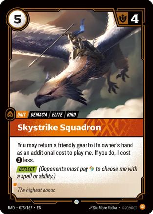 Skystrike Squadron (075) Foil - Radiance