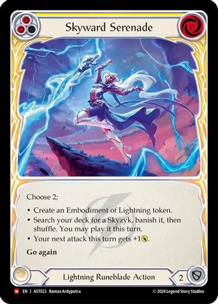 Skyward Serenade (AST023) Rainbow Foil - Armory Deck: Aurora