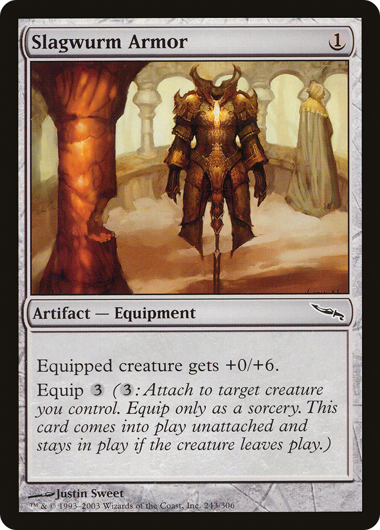 Slagwurm Armor (243) Foil - Mirrodin