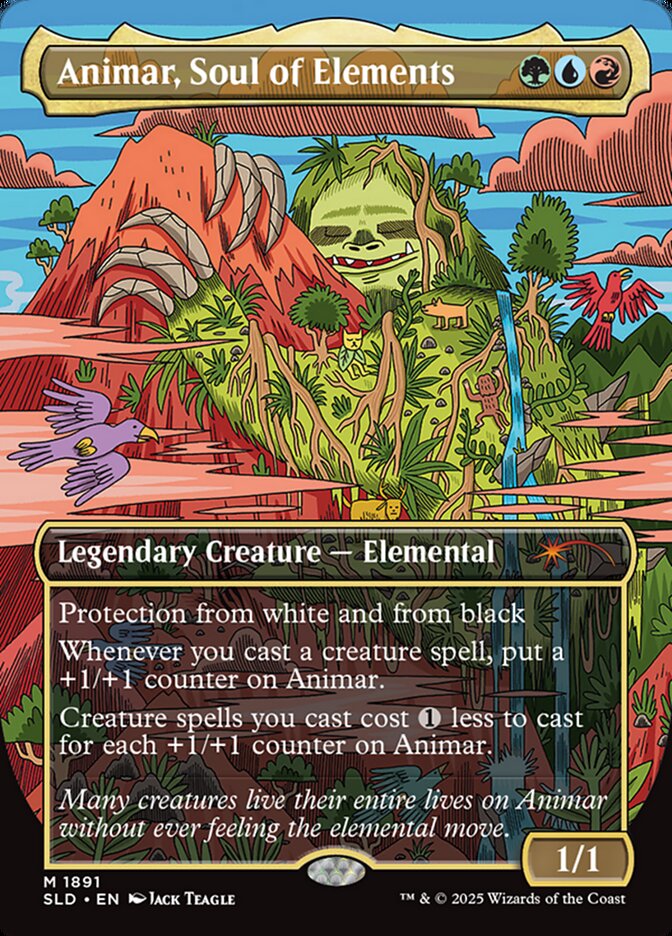Animar, Soul of Elements (1891) Foil - Secret Lair Drop