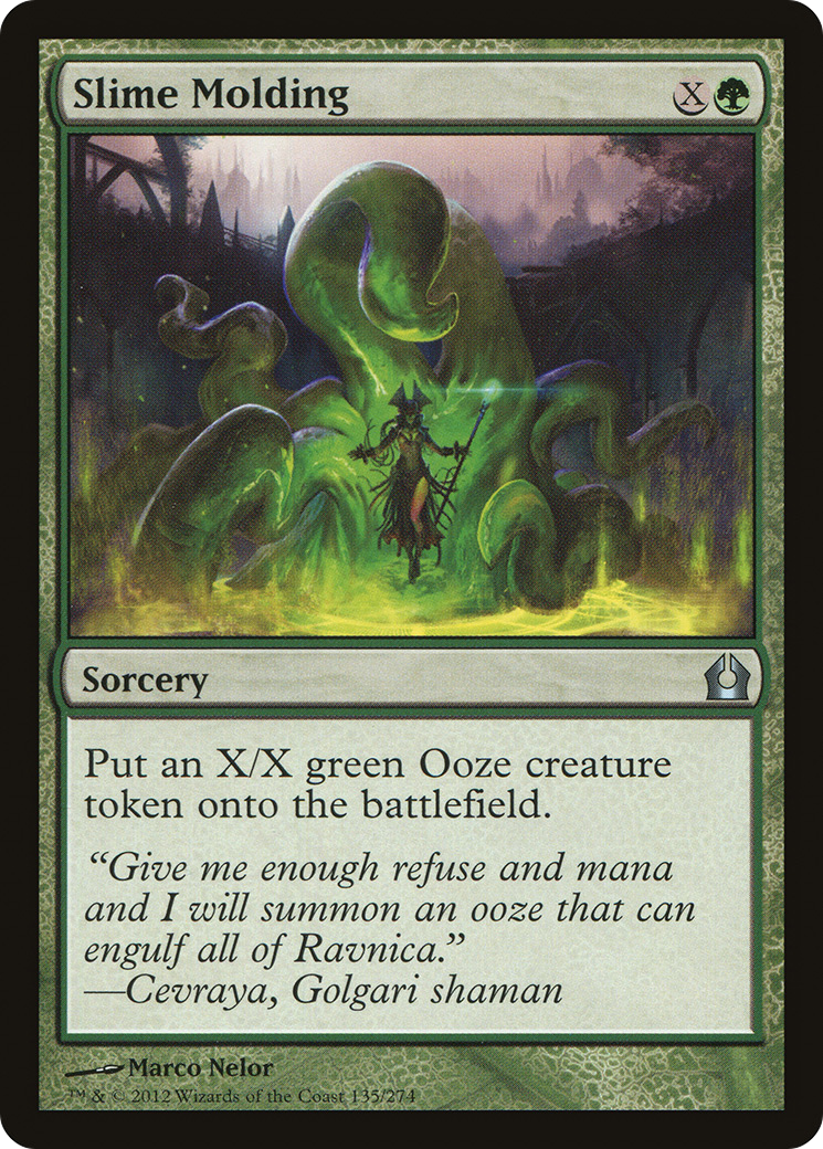 Slime Molding (135) Foil - Return to Ravnica
