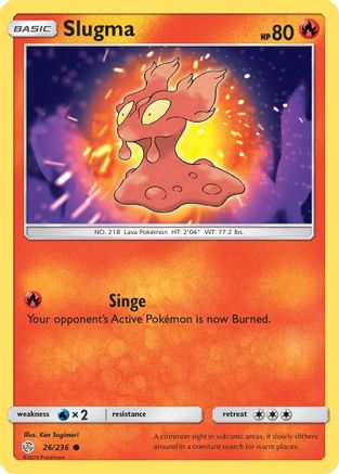 Slugma (26) Reverse Holofoil - Cosmic Eclipse