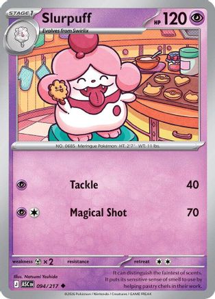 Slurpuff (94) Reverse Holofoil - Ascended Heroes