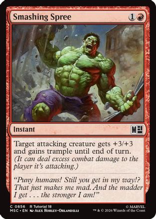 Smashing Spree (856) - Commander: Marvel Super Heroes