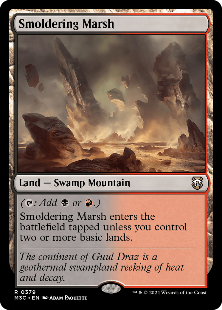 Smoldering Marsh (379) - Commander: Modern Horizons 3