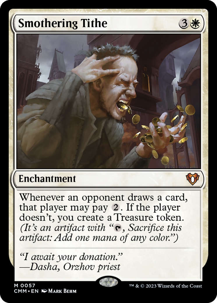 Smothering Tithe (057) Foil - Commander Masters