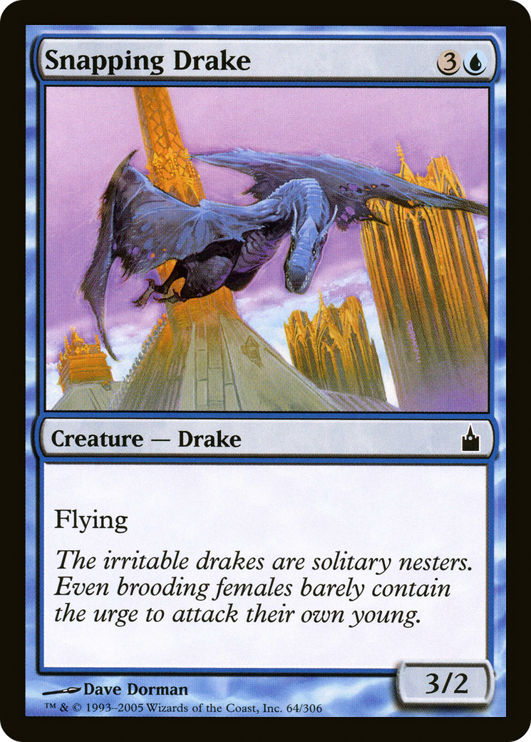 Snapping Drake (064) Foil - Ravnica: City of Guilds