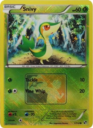 Snivy (League Promo) (1) Reverse Holofoil - Black & White