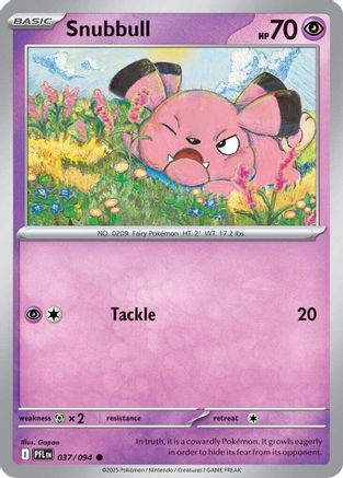 Snubbull (37) Reverse Holofoil - Phantasmal Flames