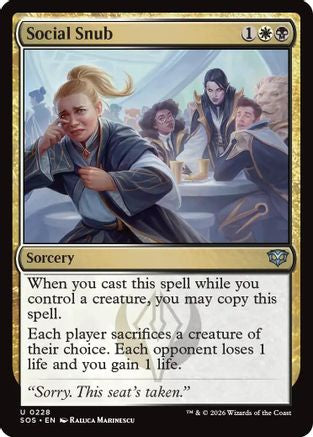 Social Snub (228) - Secrets of Strixhaven