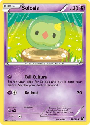 Solosis (55) Reverse Holofoil - Black & White