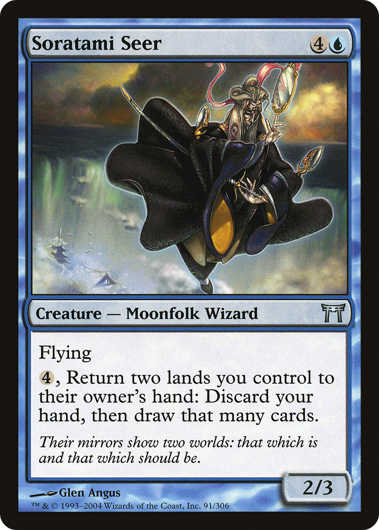 Soratami Seer (091) Foil - Champions of Kamigawa