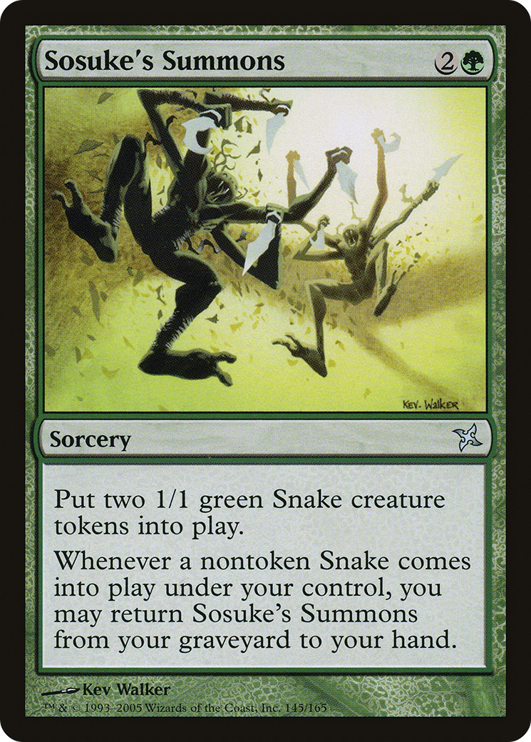 Sosuke's Summons (145) Foil - Betrayers of Kamigawa
