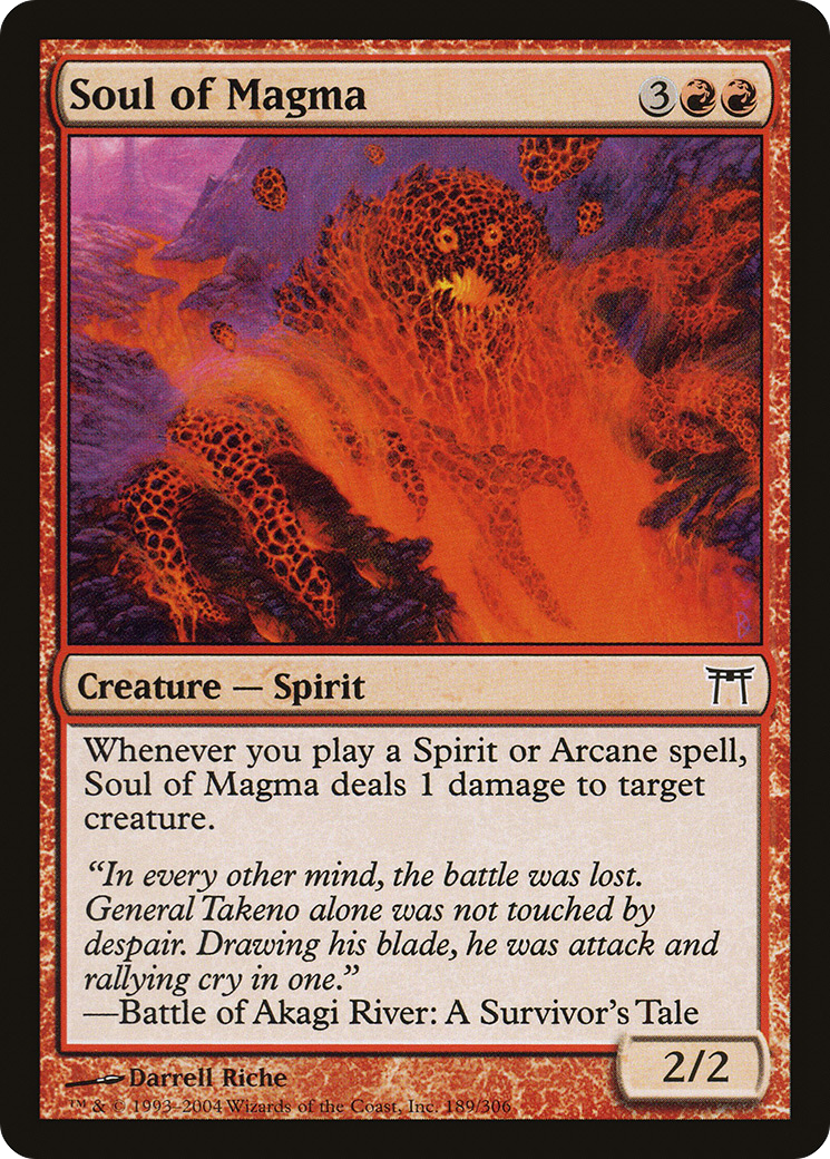 Soul of Magma (189) - Champions of Kamigawa
