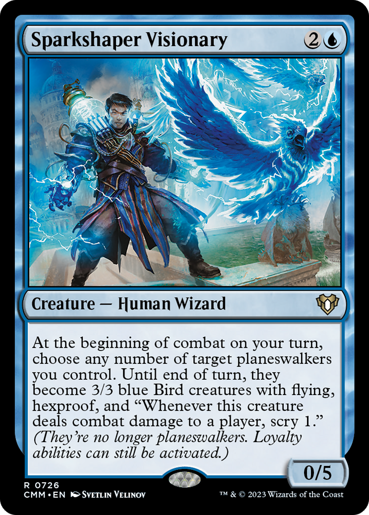 Sparkshaper Visionary (726) - Commander Masters
