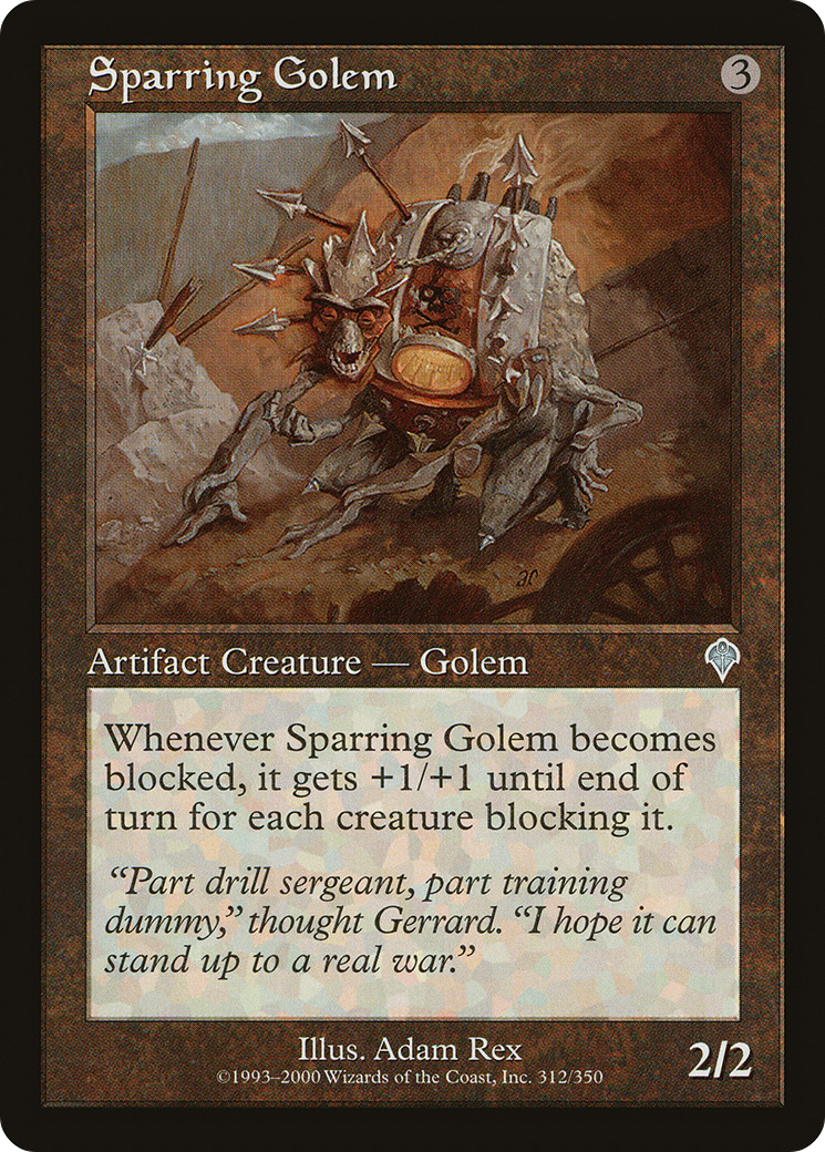 Sparring Golem (312) Foil - Invasion