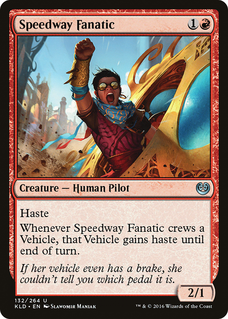 Speedway Fanatic (132) Foil - Kaladesh