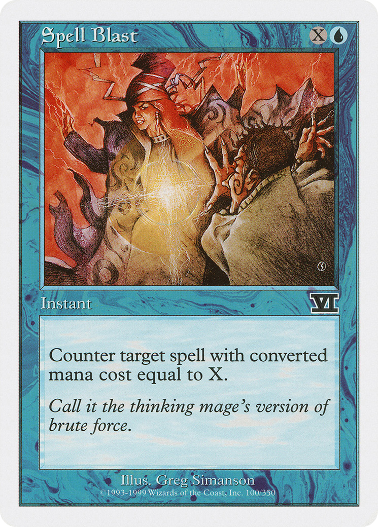 Spell Blast (100) - Classic Sixth Edition