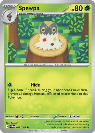 Spewpa (8) Reverse Holofoil - Perfect Order