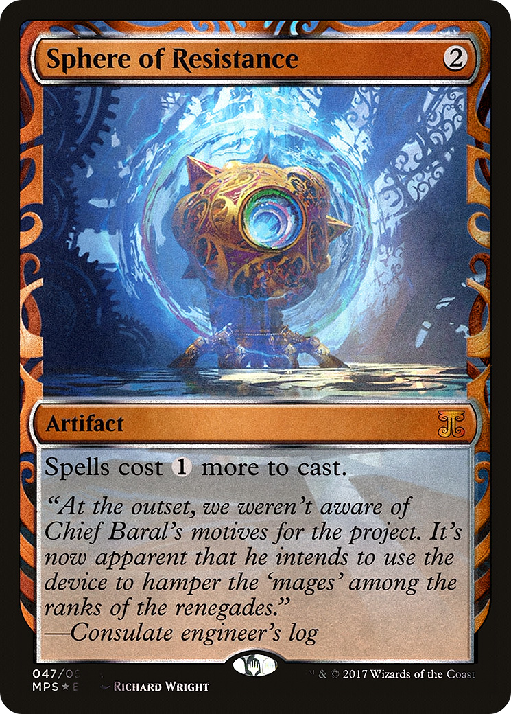 Sphere of Resistance (047) Foil - Kaladesh Inventions