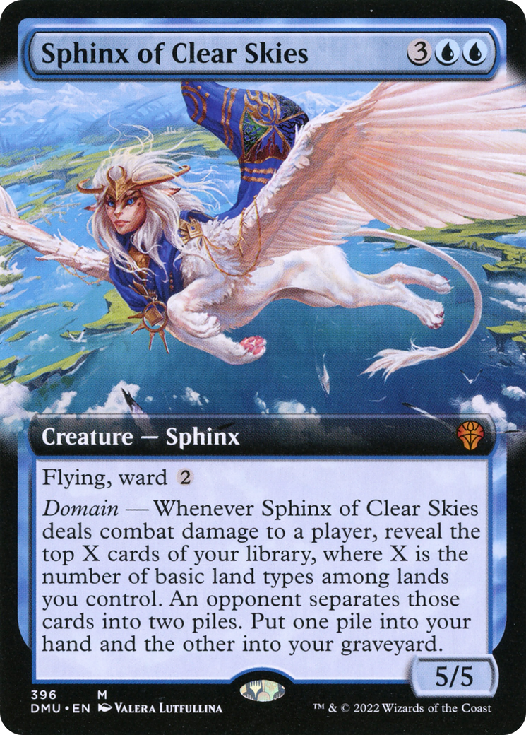 Sphinx of Clear Skies (Extended Art) (396) - Dominaria United Foil