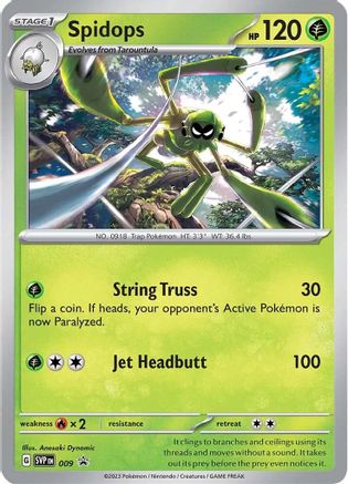 Spidops (Cosmos Holo) (9) Holofoil - Black Star Promos