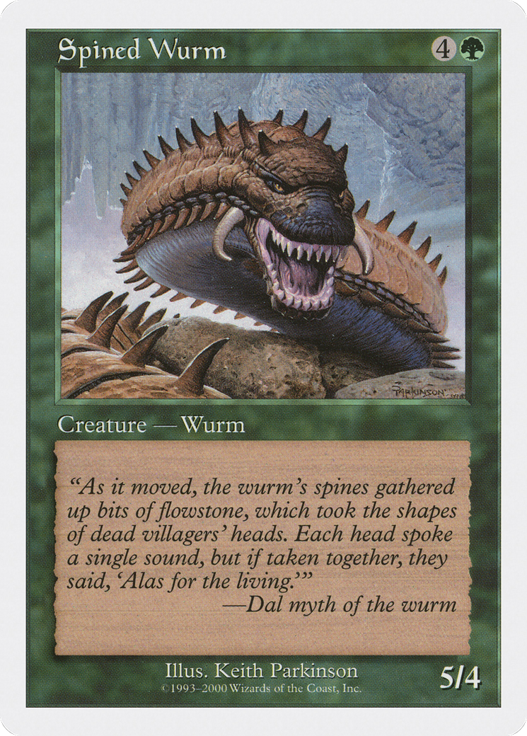 Spined Wurm (2001) - Media Promos