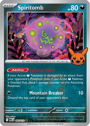 Spiritomb (Pokeween 2025) (87) Reverse Holofoil - Miscellaneous Cards & Products