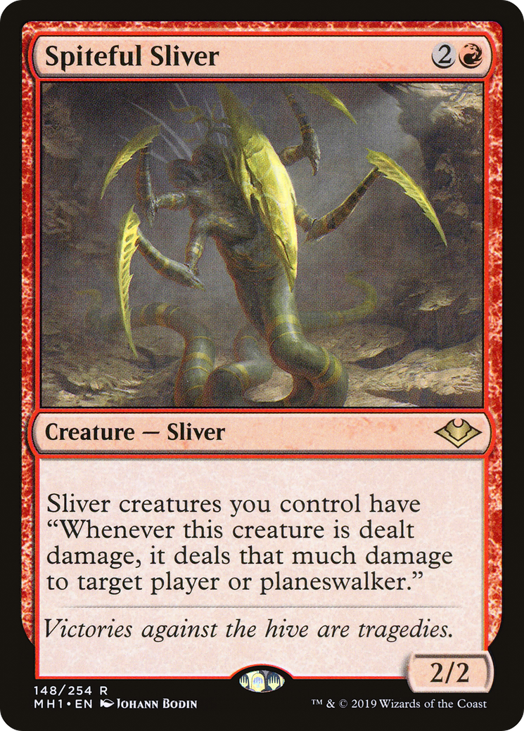 Spiteful Sliver (148) - Modern Horizons Foil
