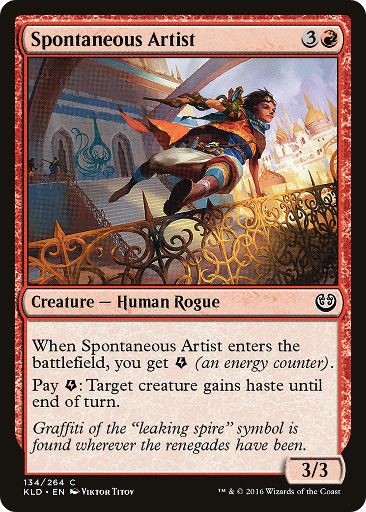 Spontaneous Artist (134) - Kaladesh