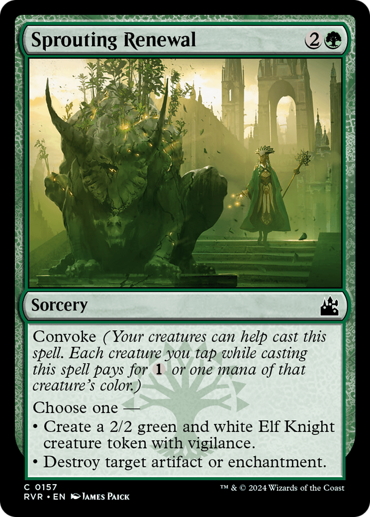 Sprouting Renewal (157) Foil - Ravnica Remastered