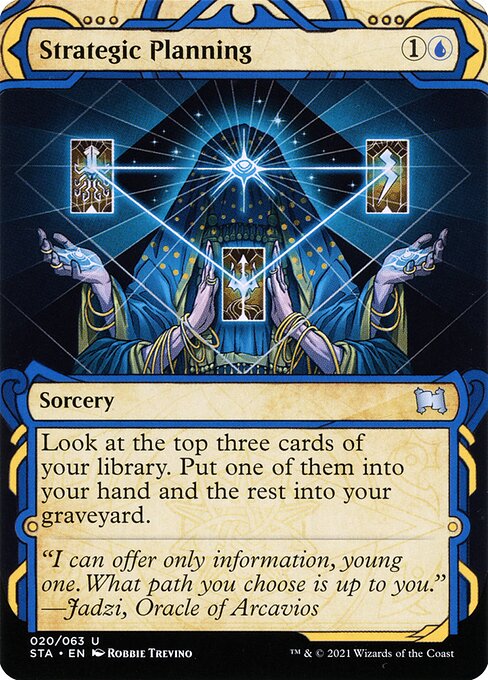 Strategic Planning (020) Etched Foil - Strixhaven Mystical Archive