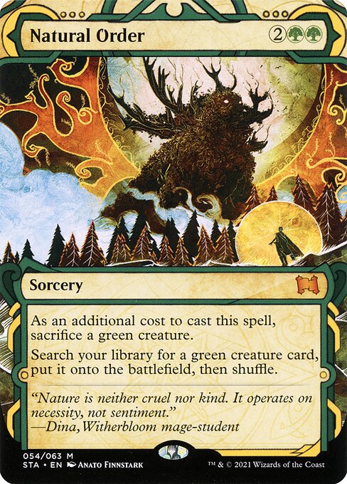 Natural Order (054) Etched Foil - Strixhaven Mystical Archive