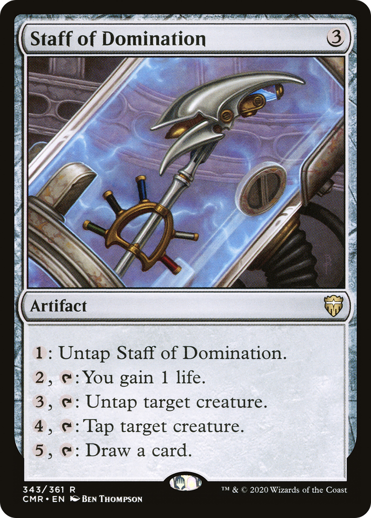 Staff of Domination (343) Foil - Commander Legends