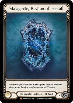 Stalagmite, Bastion of Isenloft (Extended Art) (EVR018) (1st Edition) Cold Foil - Everfest