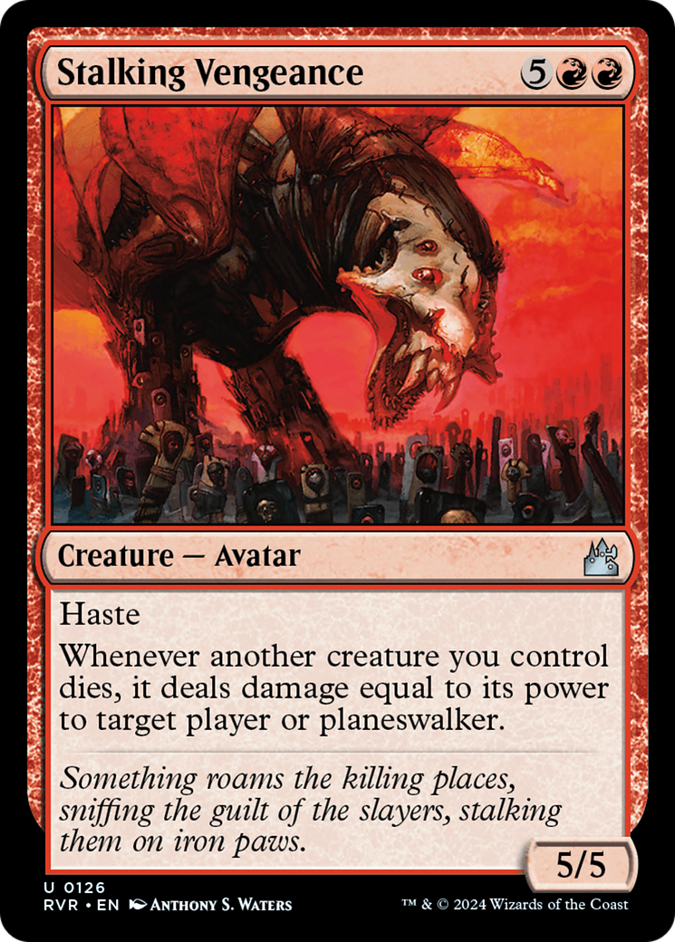 Stalking Vengeance (126) Foil - Ravnica Remastered