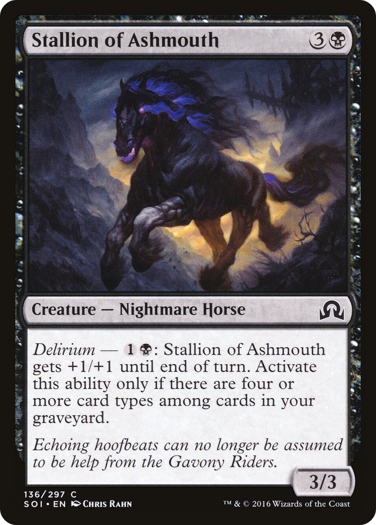 Stallion of Ashmouth (136) Foil - Shadows over Innistrad