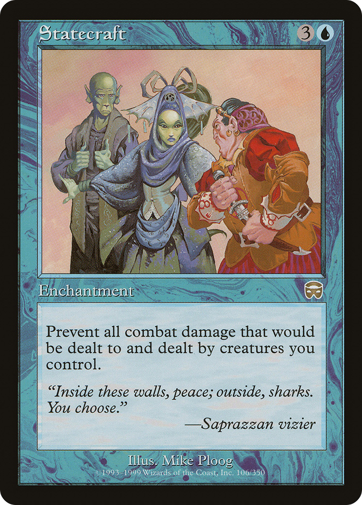 Statecraft (106) Foil - Mercadian Masques
