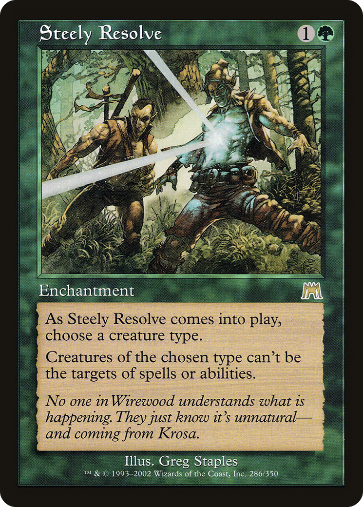 Steely Resolve (286) Foil - Onslaught