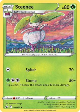 Steenee (14) Reverse Holofoil - Chilling Reign